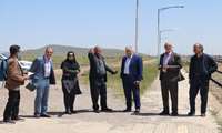 بازدید مدیران معاونت باغبانی از محل احداث پایانه صادراتی محصولات کشاورزی قزوین