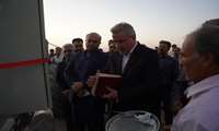 افتتاح سامانه نوین آبیاری در روستای کوند