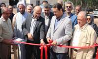 افتتاح یک طرح سامانه نوین آبیاری در شهرستان قزوین به مناسبت هفته جهاد کشاورزی 