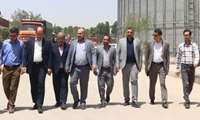 بازدید معاون استاندار و سرپرست سازمان جهاد کشاورزی استان قزوین از یک مرکز تحویل و خرید گندم  