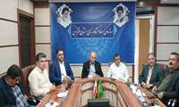 دیدار سرپرست سازمان جهاد کشاورزی قزوین با بخشدار بشاریات و جمعی از کشاورزان آبیک