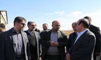 بازدید استاندار قزوین از انبار شرکت پشتیبانی امور دام استان