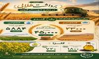 اینفوگرافی | آغاز برداشت غلات از مزارع  شهرستان قزوین 