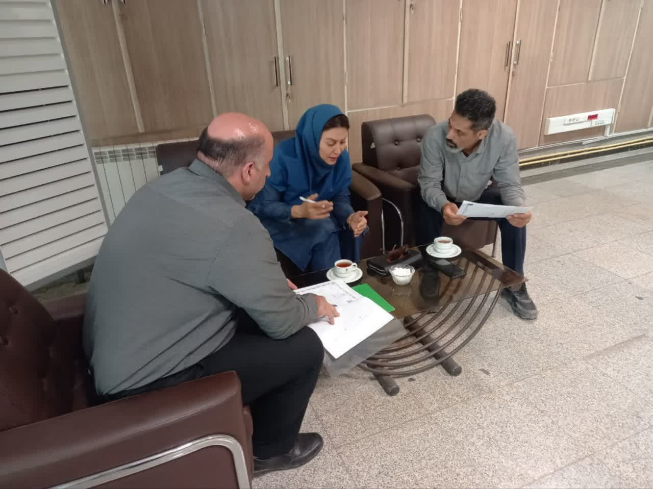 بررسی پرونده‌های تسهیلات مکانیزاسیون کشاورزی در میز خدمت مشترک جهاد کشاورزی و بانک کشاورزی آبیک