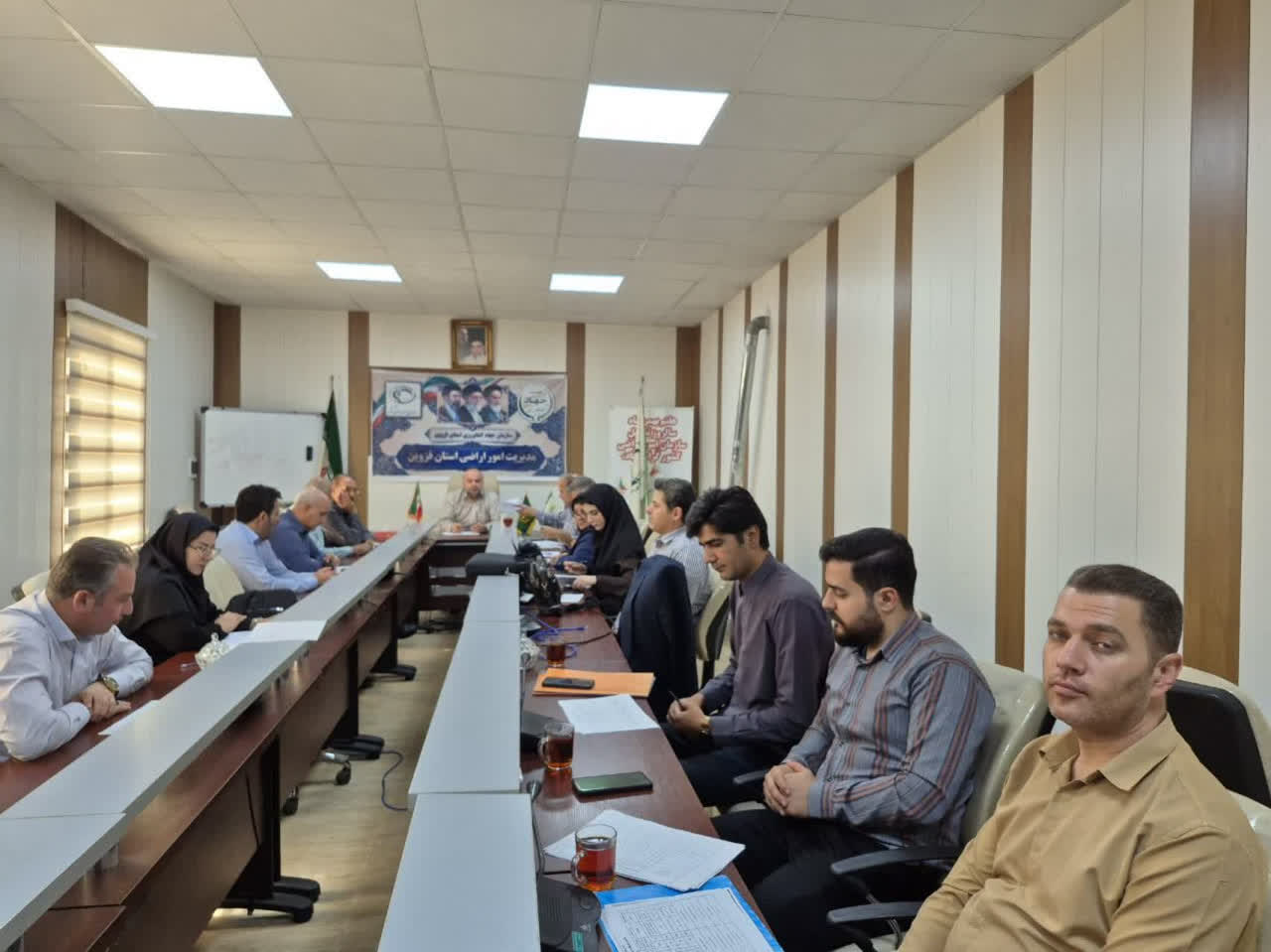 بررسی و تعیین تکلیف ۱۵ طرح کشاورزی در کمیته فنی مشاورتی امور اراضی قزوین